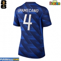 Frankreich Dayot Upamecano #4 Heimtrikot Frauen WM 2026 Kurzarm